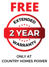 FREE 2 year extended warranty On Chainsaws Blowers Generators ROUND 165 × 225