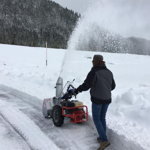 bcs snow thrower tractor