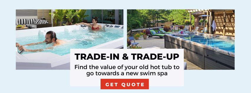 hot tub trade in for swim spa